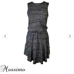 Mossimo Heathered grey sleeveless jersey knit dress. Size med